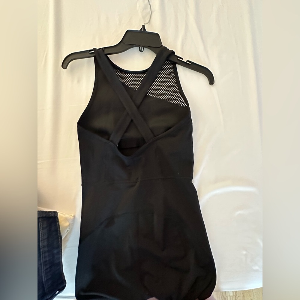 Puma Black Jumpsuit with Mesh Detail - Picture 7 of 9